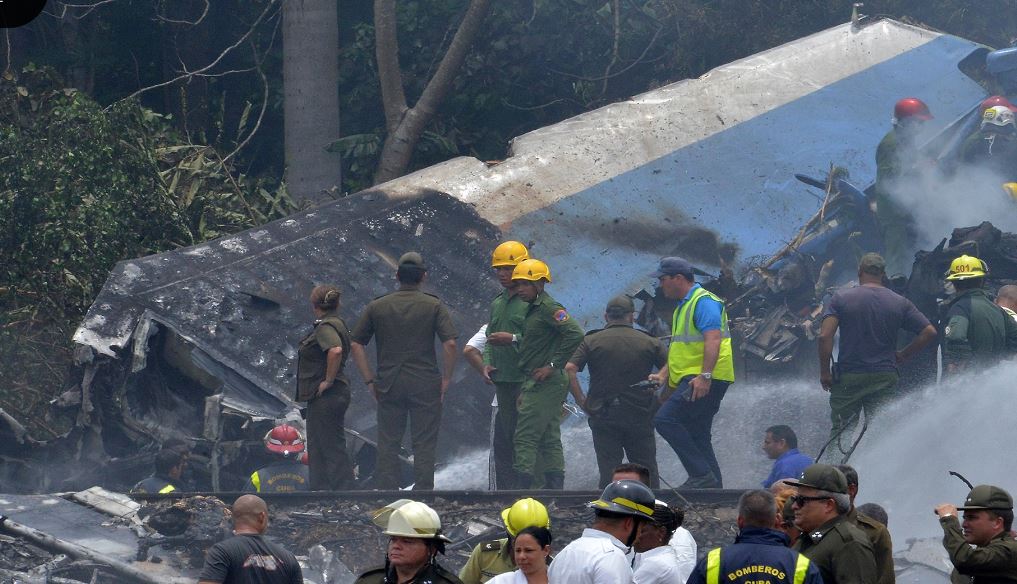  أكثر من مئة قتيل في تحطم طائرة ركاب في كوبا