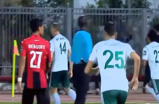 فرحة وادي بهدف المباراة