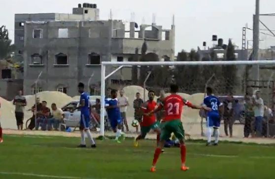 جانب من المباراة