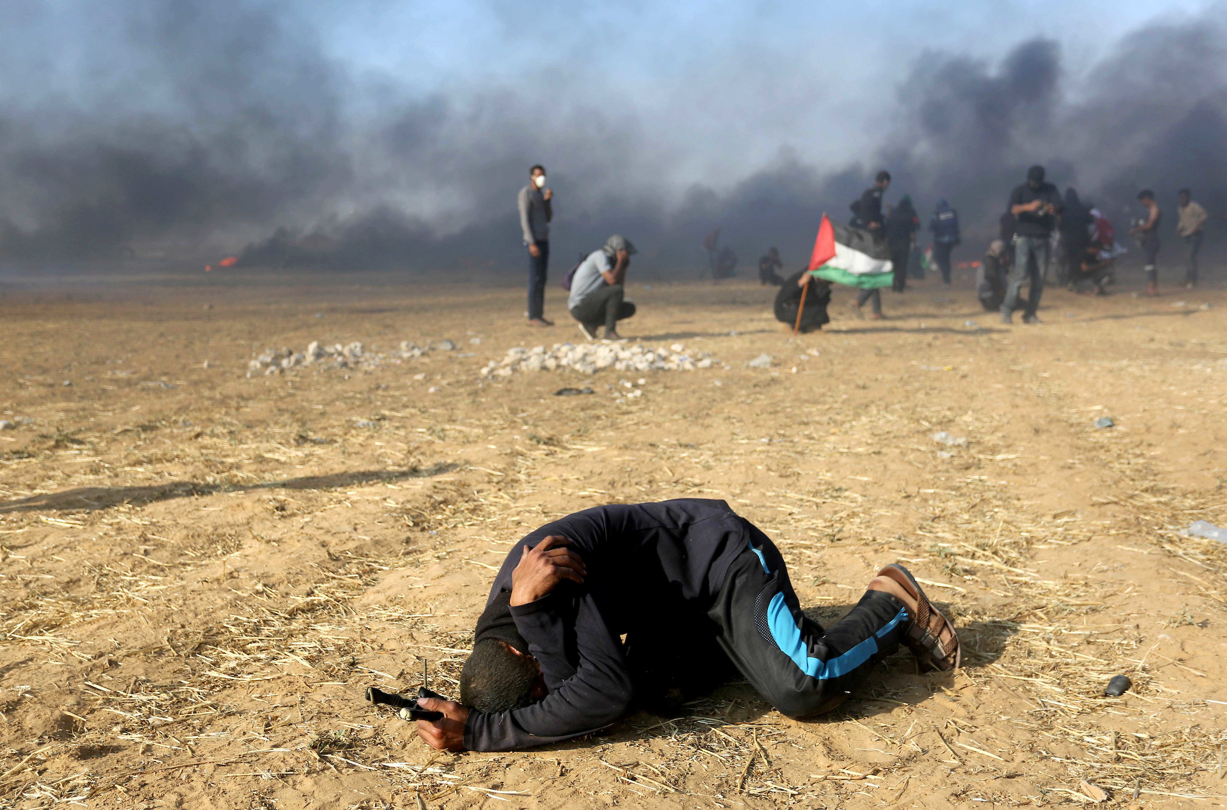 من احداث مسيرة العودة شرق غزة 