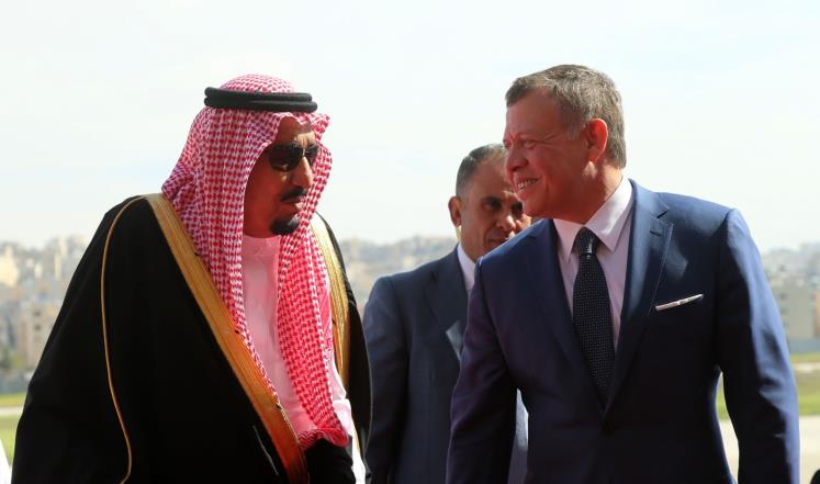 الملك سلمان وملك الأردن