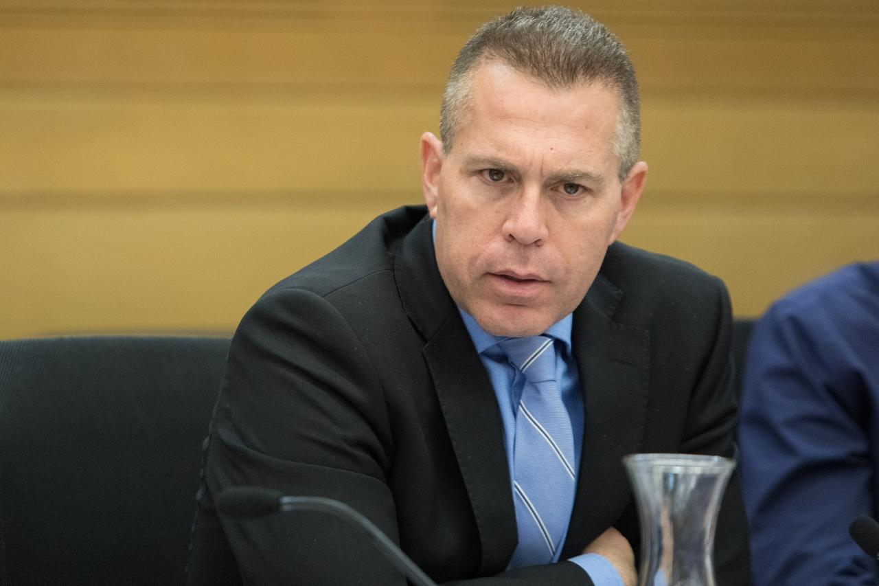 وزير الأمن الداخلي" الإسرائيلي"، جلعاد آردان