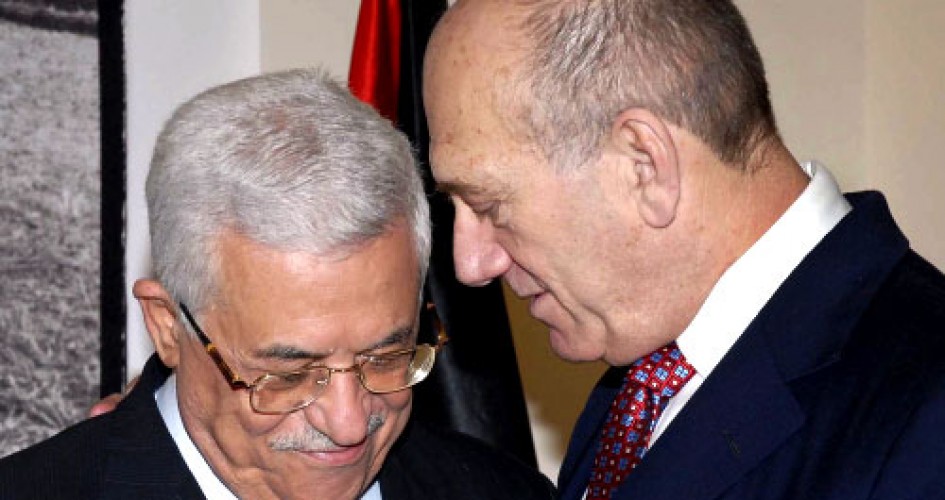 اولمرت وعباس