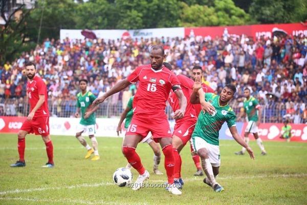 جانب من مباراة سابقة للوطني