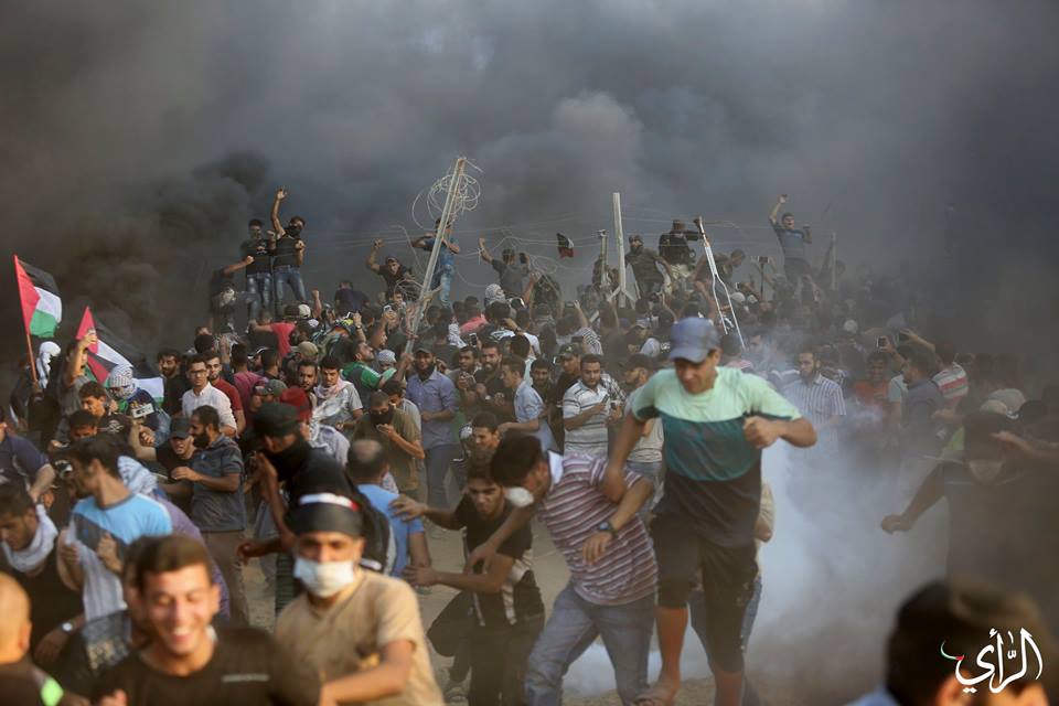 صورة من مسيرات العودة