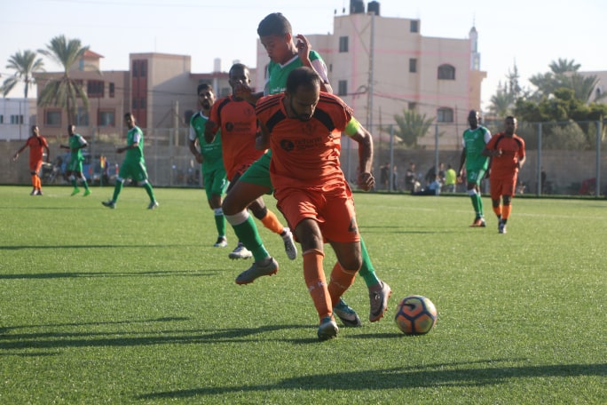 جانب من المباراة