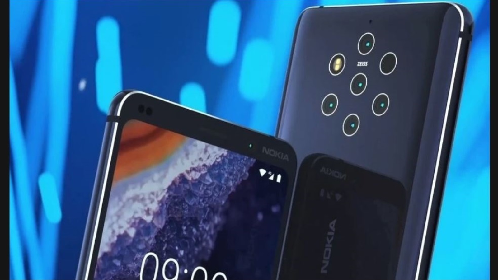هاتف نوكيا 9 بيور فيو سيأتي بخمس كاميرات خلفية وبقارئ بصمة تحت الشاشة