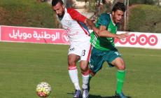 جانب من مباراة سابقة بين شباب خانيونس وخدمات رفح