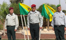 استبدال قائد فرقة غزة الجنرال "يهودا فوكس  بالقائد الجديد الجنرال "تولينداو"