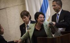  طرد  حنين زعبي من الكنيست الإسرائيلي