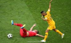 جانب من لقاء بيرو واستراليا