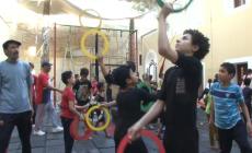 جانب من نشاطات مدرسة "الدرب الأحمر للفنون" المصرية