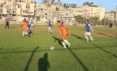 جانب من مباراة خدمات رفح والعطاء