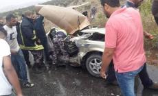 مصرع 3 أشخاص بحادث سير على طريق جنين