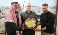 هنية يستقبل قيادة كتيبة خانيونس في كتائب القسام