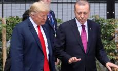 رجب طيب أردوغان رفقة دونالد ترامب في قمة الناتو ببروكسل