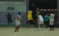 جانب من مباراة خدمات البريج والنصيرات