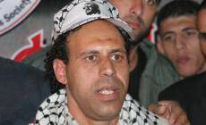 الاسير يونس حسين اثناء استقباله 