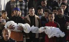 مواطنون يشيعون أطفالا سقطوا في حرب غزة