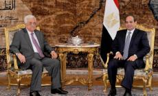 خلال لقاء سابق جمع بين رئيس السلطة عباس والرئيس السيسي