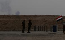 نقطة تفتيش عسكرية سورية في محافظة دير الزور شرقي سوريا