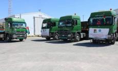 قافلة مساعدات أردنية تصل غزة