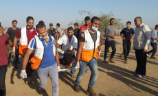 اصابة في مسيرات العودة