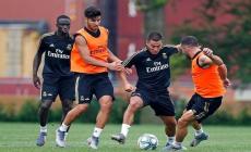 جانب من تدريبات الفريق