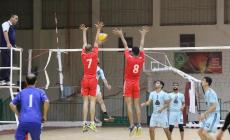 جانب من مباراة خدمات جباليا ونماء