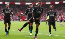 فرحة لاعبي ليفربول بالفوز