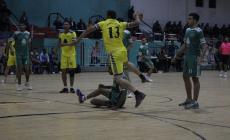 جانب من أحد مباريات دوري اليد الماضي