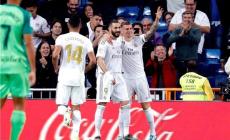 فرحة لاعبي الريال بالفوز