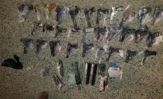 بالصور: جيش الاحتلال: إحباط محاولة لتهريب أسلحة في غور الأردن