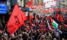 عشرات الآلاف يشاركون في مسيرة ومهرجان انطلاقة «الديمقراطية» بغزة