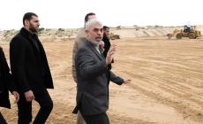 من مكان البناء جنوب قطاع غزة