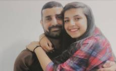 زينة مع والدها الأسير