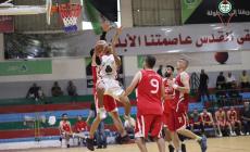 جانب من أحد مباريات السلة في قطاع غزة