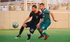 جانب من مباراة خدمات رفح والنصيرات