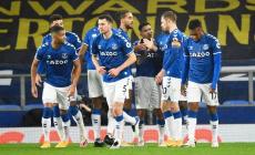 فرحة لاعبي إيفرتون