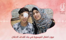 بودكاست.. عيون أطفال العيسوية في بنك أهداف الاحتلال