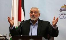  إسماعيل هنية رئيس المكتب السياسي للحركة