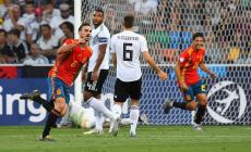 جانب من أحد مباريات منتخب إسبانيا