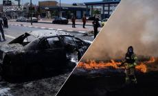 صور من القصف القسام للبلدات المحتلة