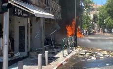 من قصف القسام لشارع هرتزل