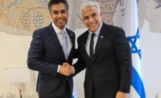 سفير الإمارات لدى الاحتلال يزور الكنيست ويلتقي لابيد