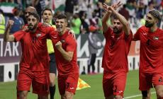 لاعبو منتخب فلسطين