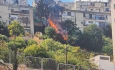 اندلاع حريق بين مبانٍ سكنية في حيفا