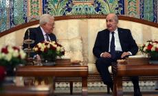 عباس يلتقي الرئيس الجزائري عبد المجيد تبون