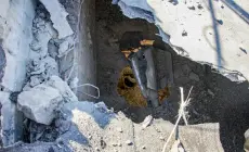 اثار القصف الروسي