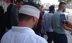 صورة من الاعتداء البلطجي على أحد الطلاب